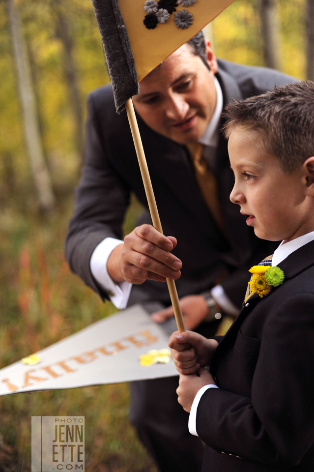 ceremony flags ring bearer wedding pictures