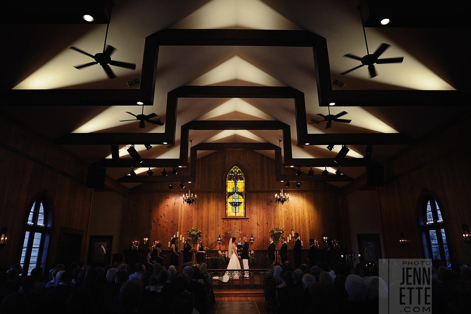 wedding photographer wide shot ceremony texas