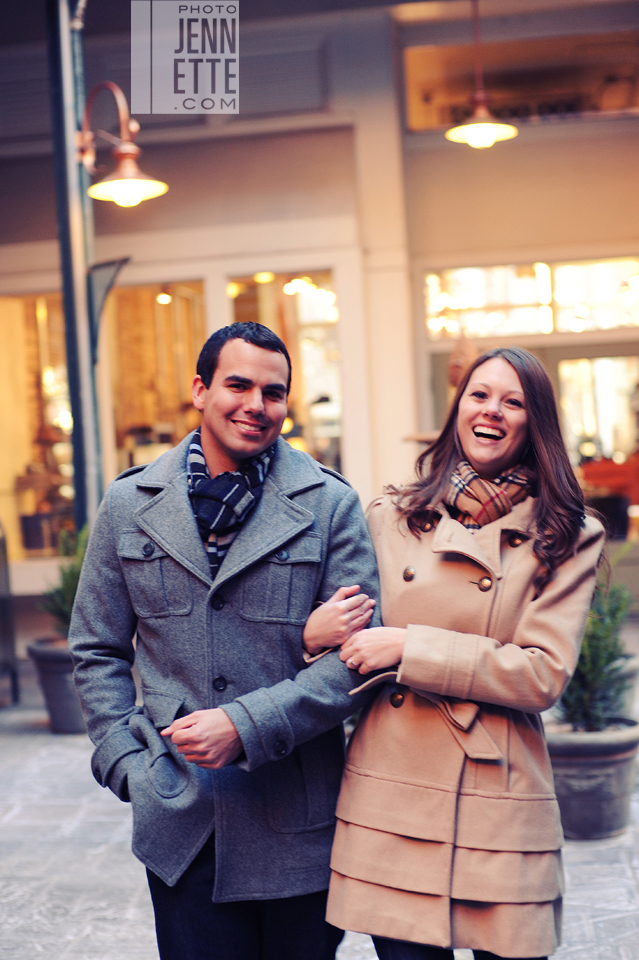 happy couple engagement session denver co