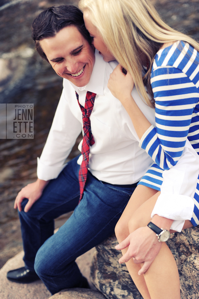 engagement photos creek vail