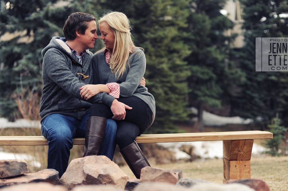 mountain engagement photography