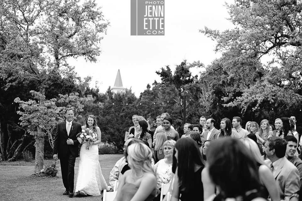 brides entrance at star hill ranch