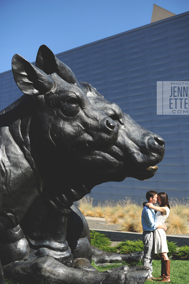 denver art museum engagement photography