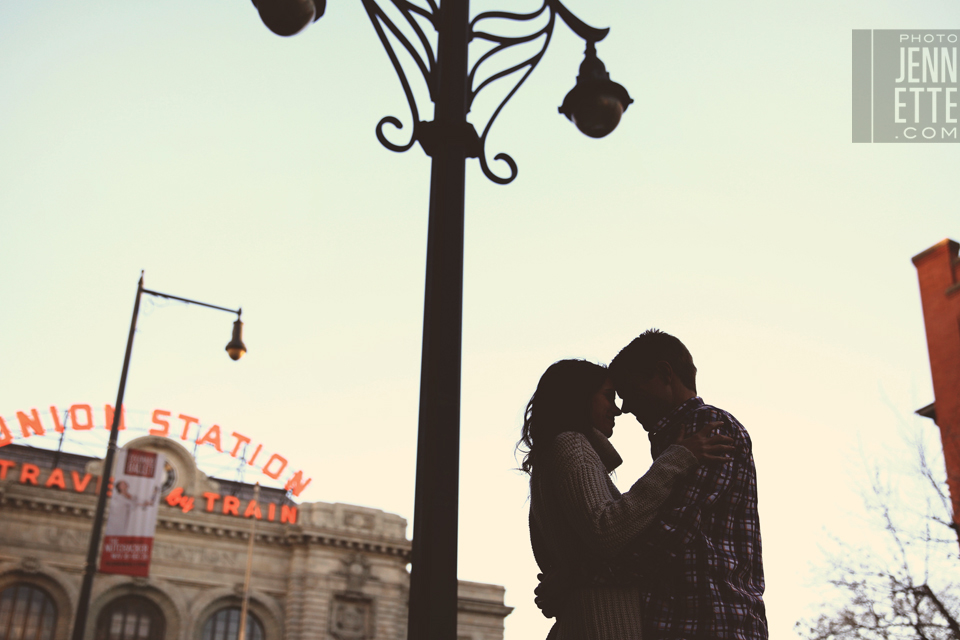 downtown denver engagement photography | photojennette photography